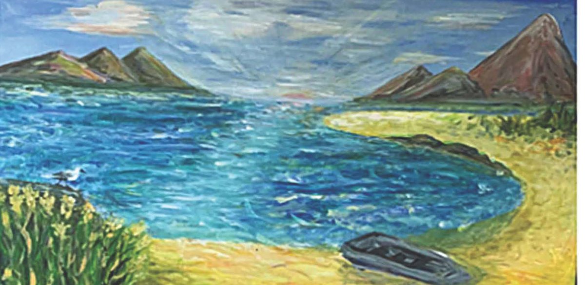 Landscape painting by Naomi A. Reich featured in Town Topics, May 2026